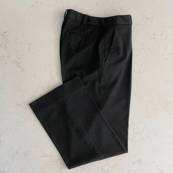 Brooks Brothers Caroline Fit Poly Viscose Blend Trousers Charcoal Grey Sz 6 - Picture 12 of 12